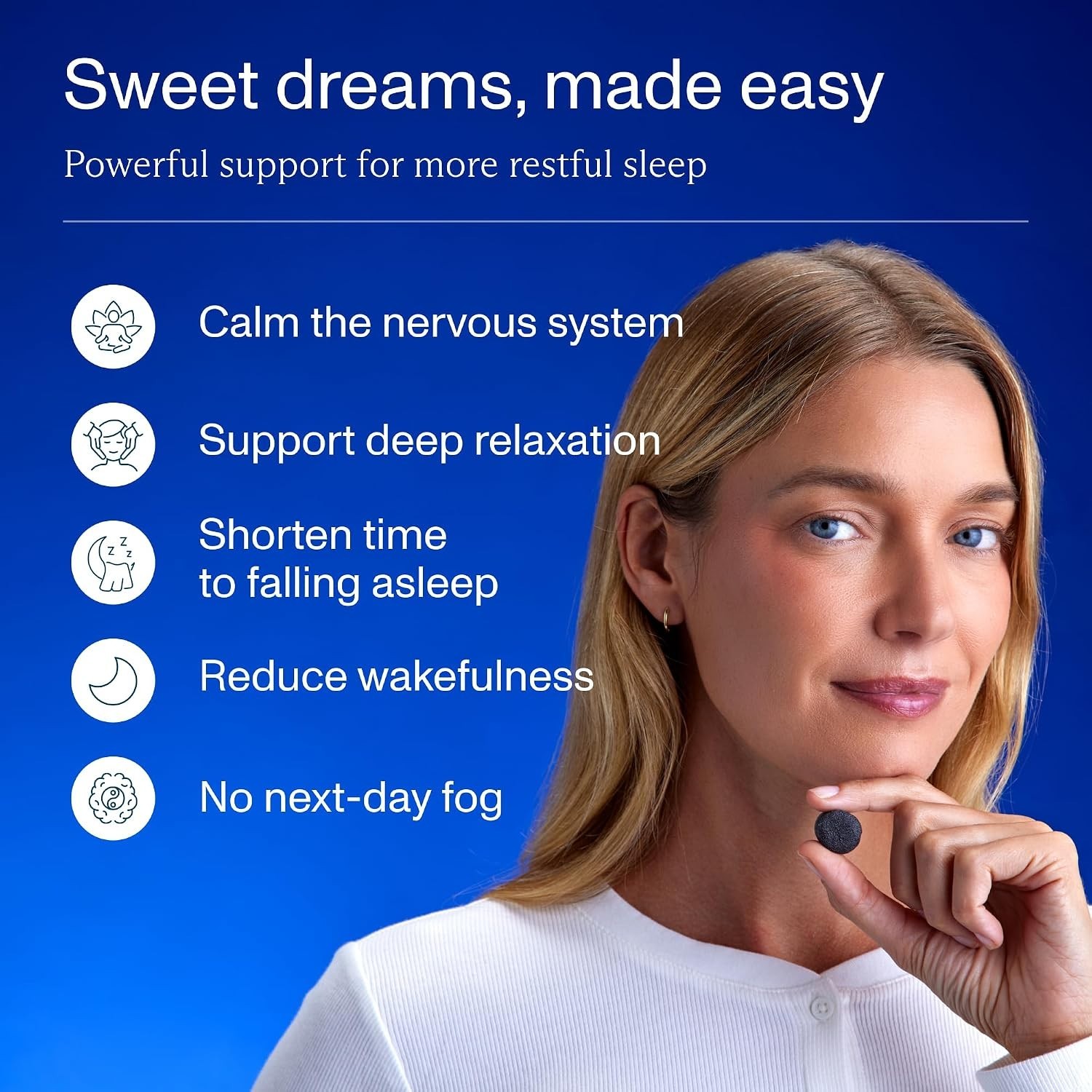 Melatonin Sleep Gummies Adults 30 Ct Sour Blue Raspberry Sleep Aid