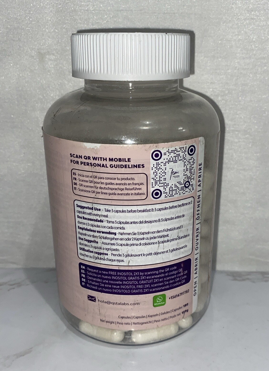 Inositol-Myo & D-Chiro 4100mg / 180 Capsules