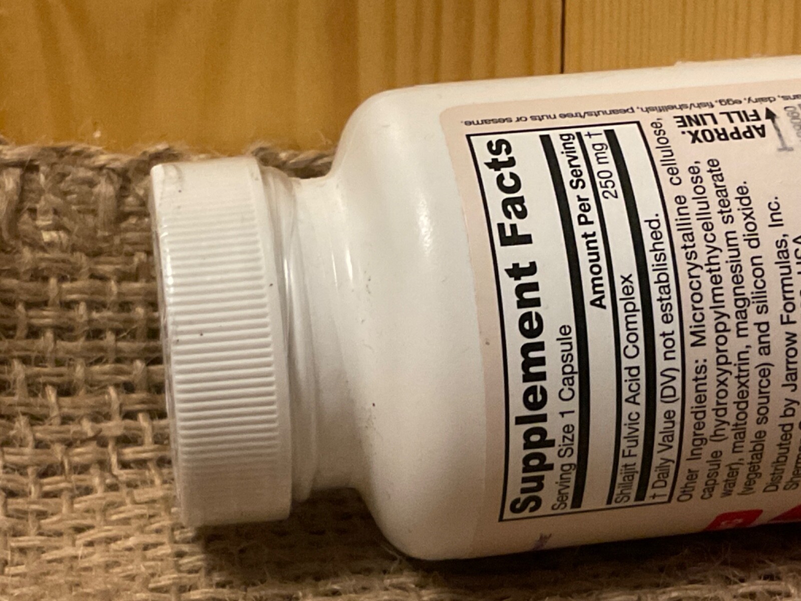 Jarrow Formulas SHILAJIT Fulvic Acid Complex 250Mg 60 Veg Caps Exp 10/2025