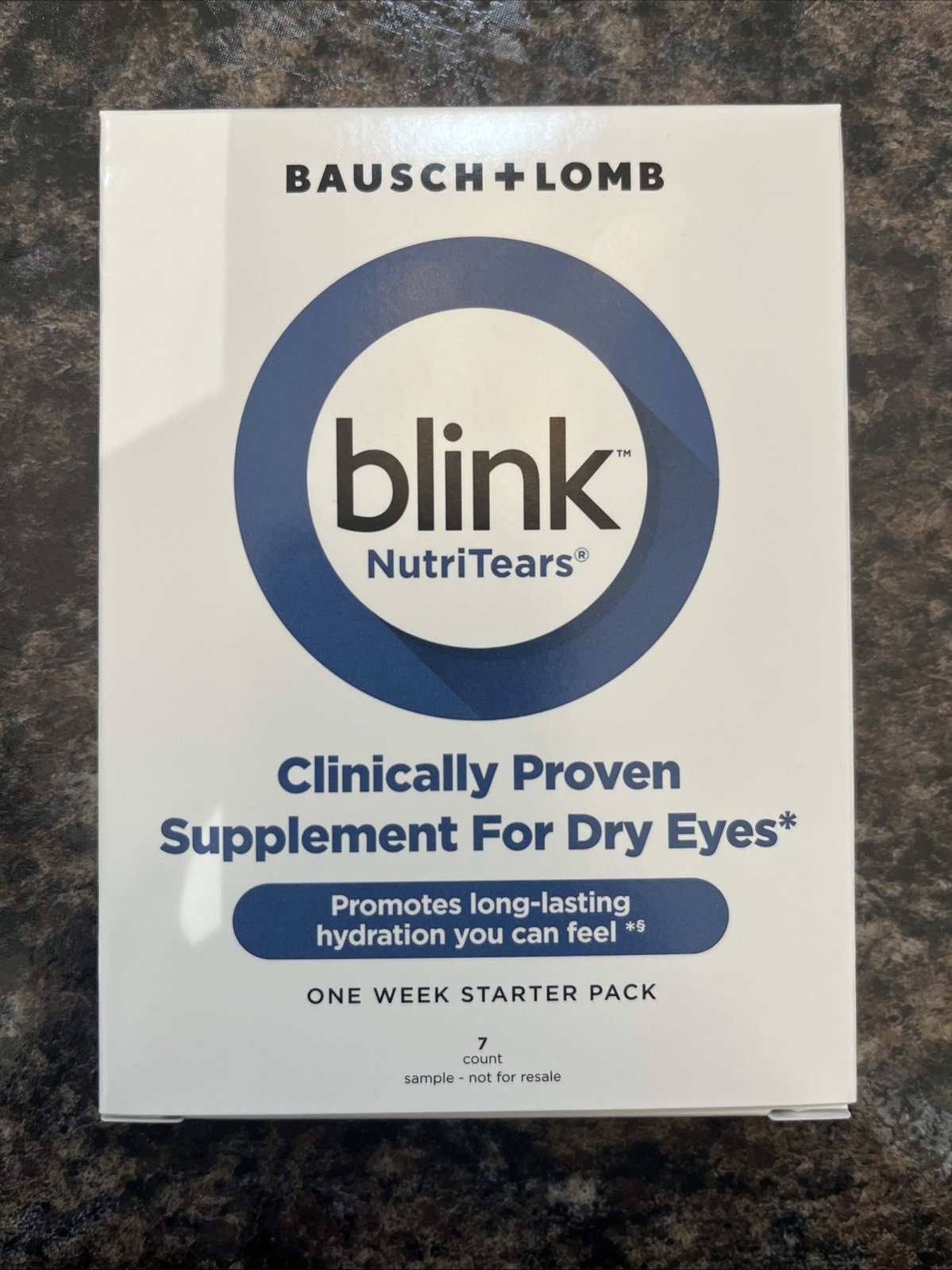 Blink NutriTears Clinically Proven Supplement for Dry Eyes Hydration 7 Softgels