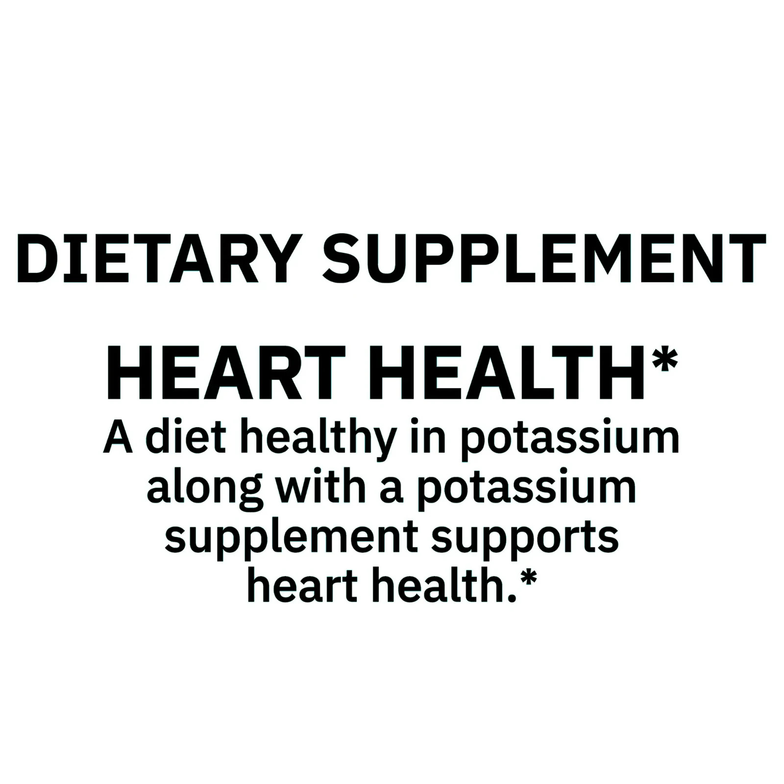 Spring Valley Potassium Caplets Dietary Supplement Value Size, 99 mg, 500 Count