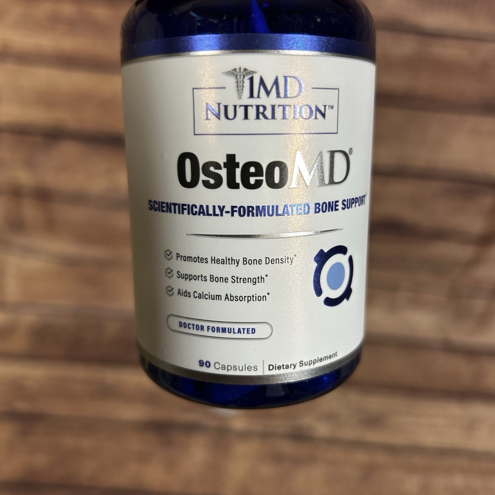 1MD Nutrition OsteoMD Bone Support Calcium Vitamin D3 K2 90 Ct BB 2 Pack 07/2026