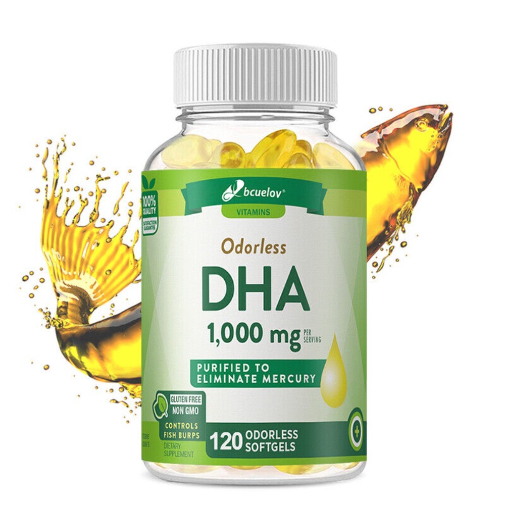 DHA -1000mg – 30/60/120 Capsules – Improve Memory,Concentration