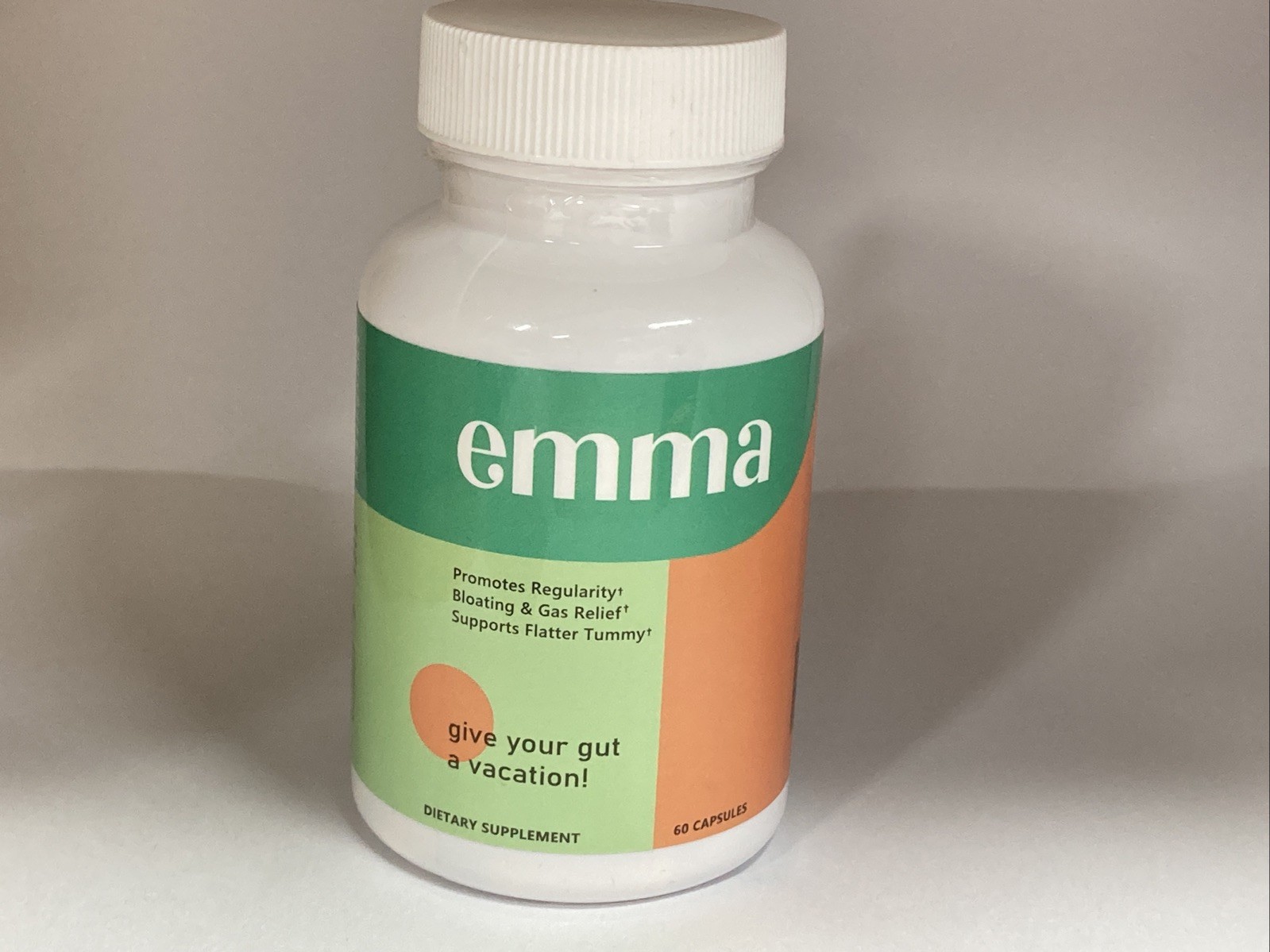 Emma Gut Health Supplement | Bloating Relief | Gut Regularity | 60 Capsules