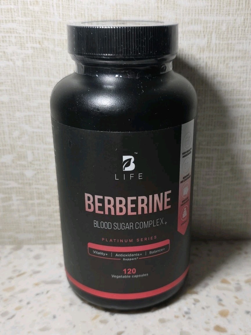 B Life Berberine Blood Sugar Complex+ Platinum Series 120 Capsules 12/2026+