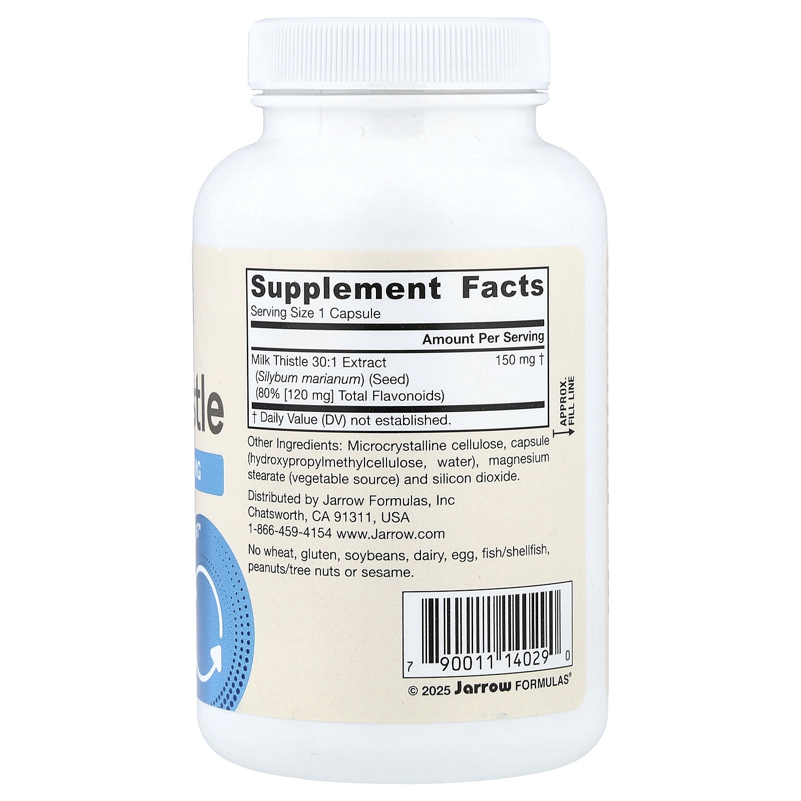 Vegan Milk Thistle, 150 mg, 200 Veggie Capsules