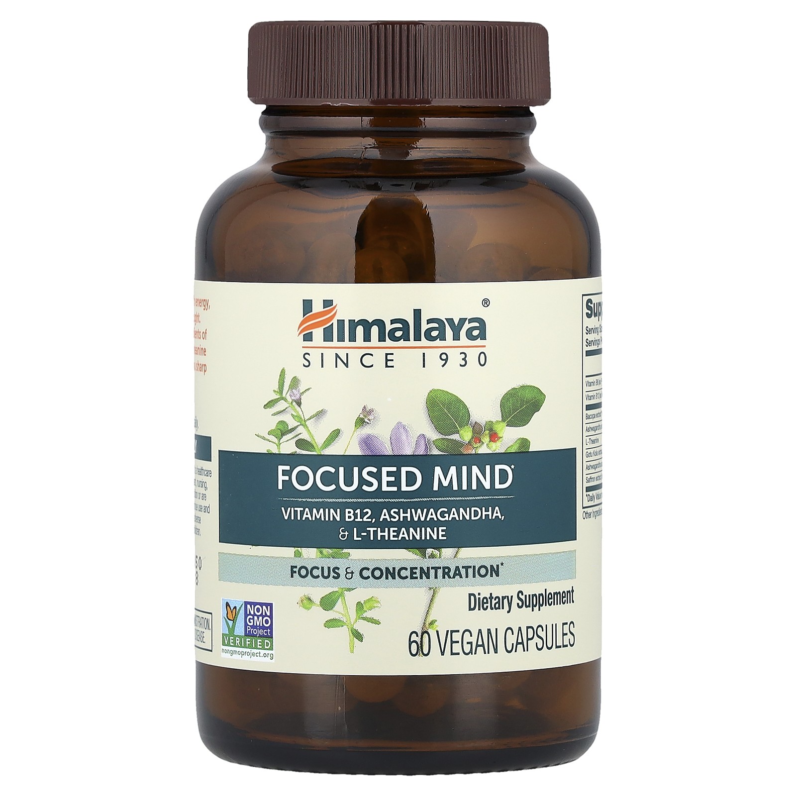 Focused Mind, 60 Vegan Capsules