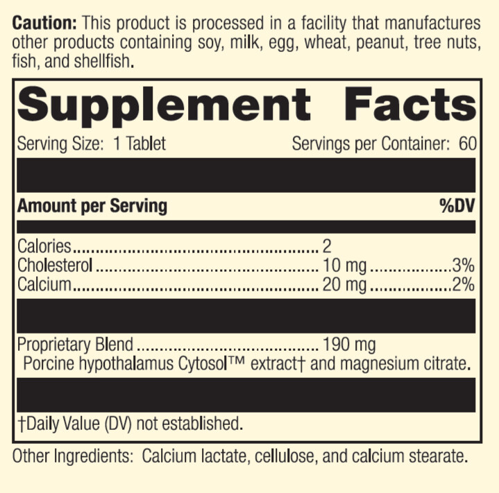 Standard Process – Hypothalmex – 60 Tablets