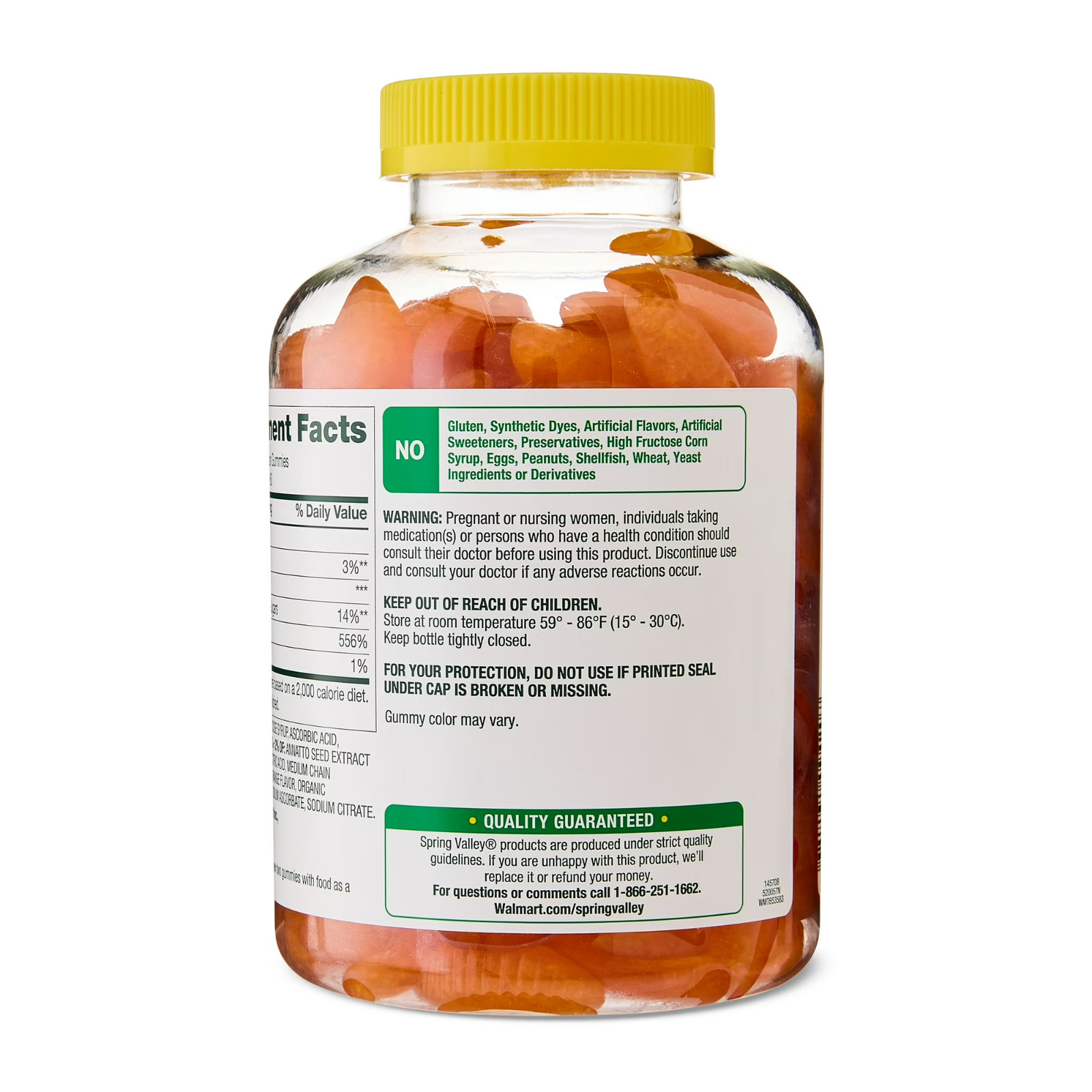(2 Pack) Spring Valley Vitamin C 500mg Chewable Tablets, Tropical Fruit, 200 Ct.