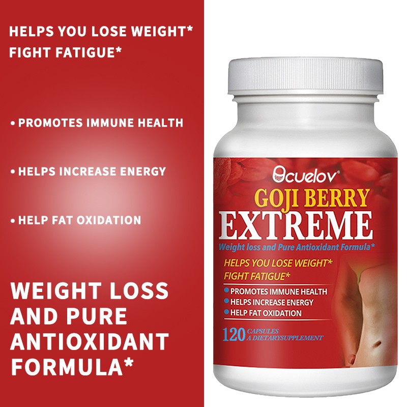 Goji Berry Supplement -Weight Management Antioxidant Formula 30/60/120 Capsules