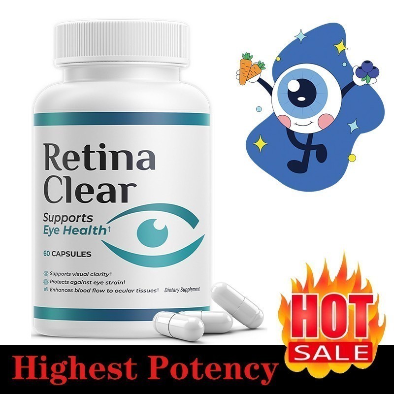 Retina Clear Vision Support Supplement Eye Health Formula with Lutein Zeaxant US