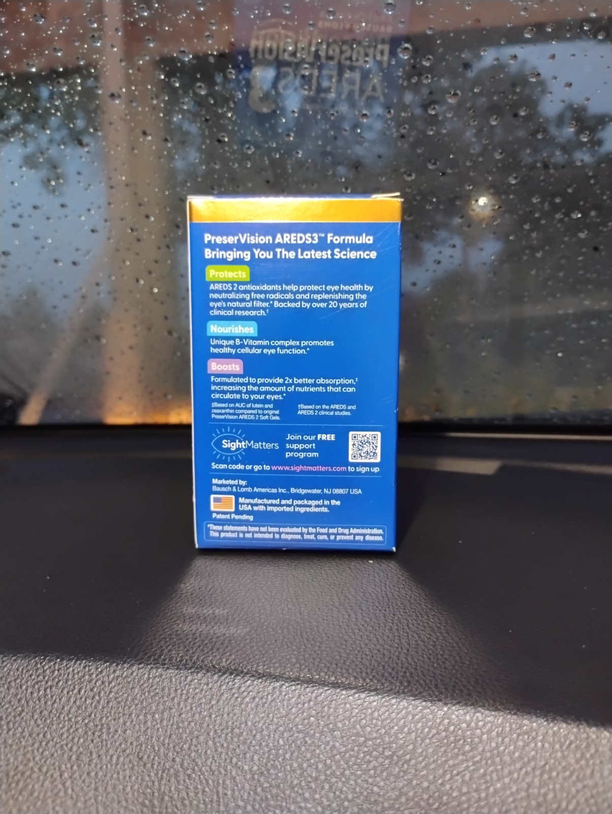 Lot Of 5 BAUSCH + LOMB PRESERVISION AREDS 3 EYE VITAMIN X5 ACTION 120×5 (600)