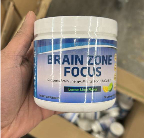 Divine Health Brain Zone Focus Powder Lemon Lime Flavor 30 servings (5.29oz)
