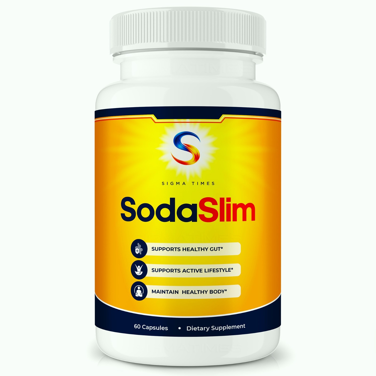 SodaSlim Capsules, Soda Slim Natural Pills for Healthy Weight Loss 60ct