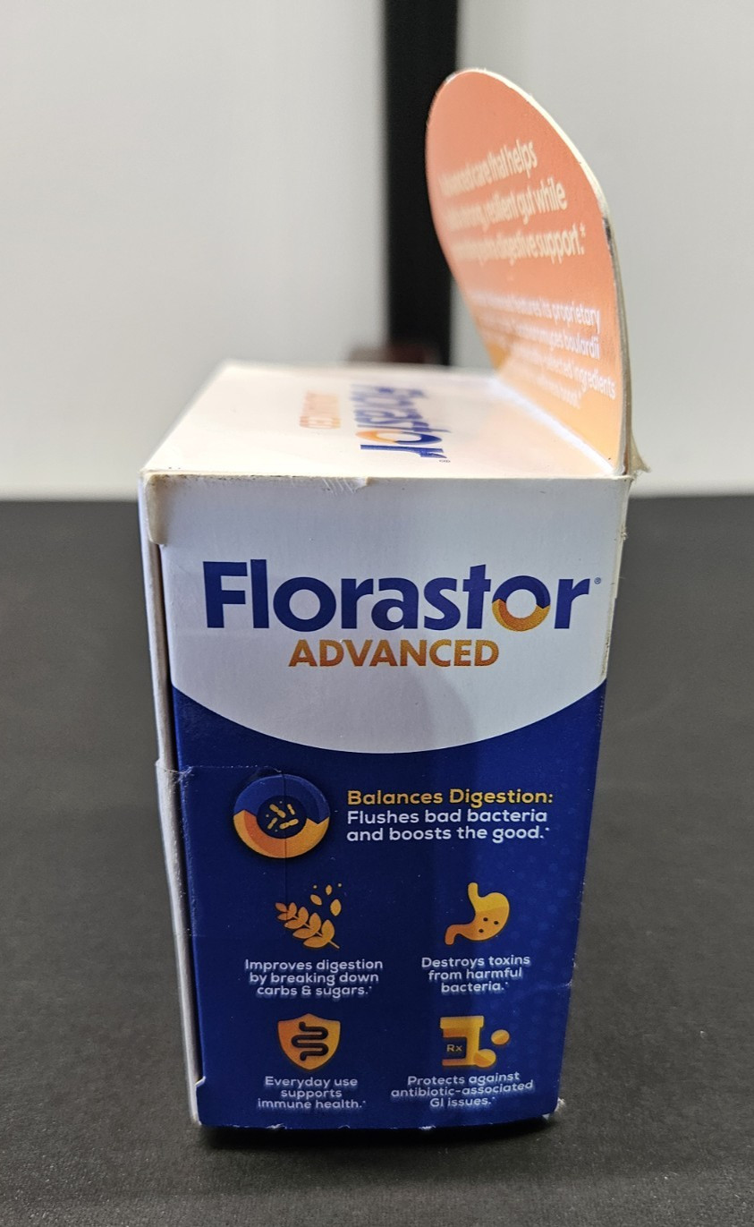 Florastor ADVANCED IMMUNITY Probiotic & Immune supplement 30Ct Exp 11/27