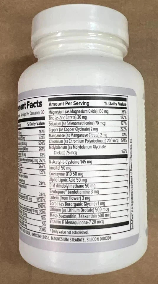 pack of 2 AUTHENTIC 10X Health Optimize Methylated Multivitamin 90 Caps