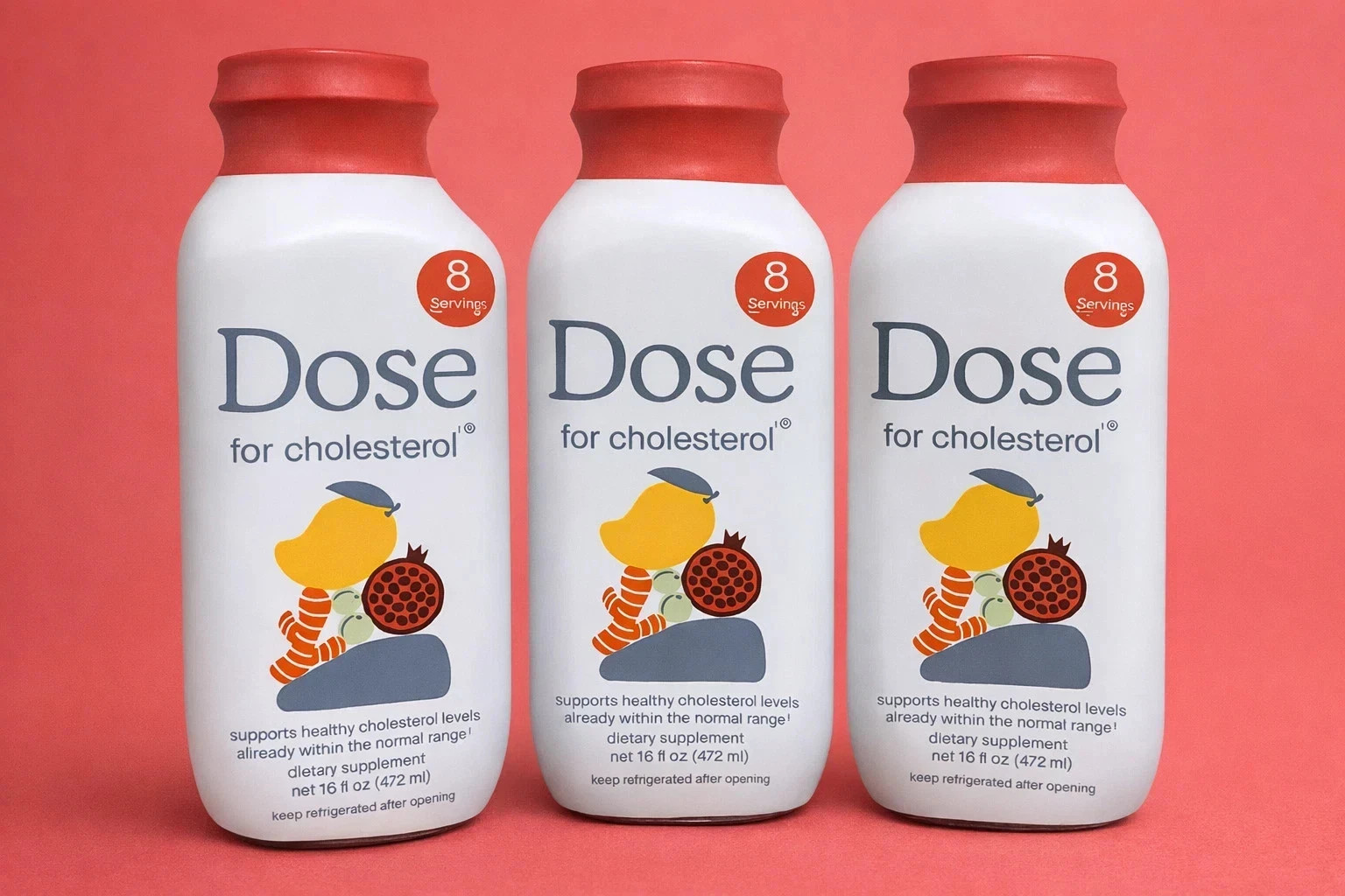 DOSE For Cholesterol – Supports Healthy Cholesterol Levels 16oz x 3 – 3PACK