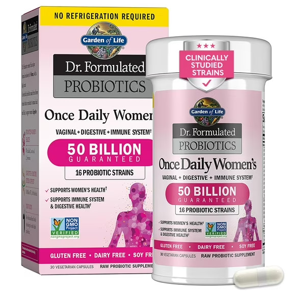 Garden of Life Dr. Formulated Probiotics for Women’s 50B CFU 16 Prob 30Caps~2027