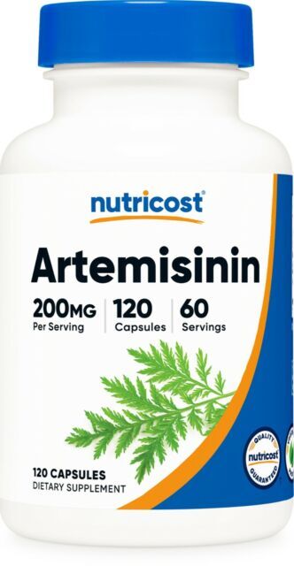 Nutricost Artemisinin 200mg, 120 Capsules, EXP: 05/2028