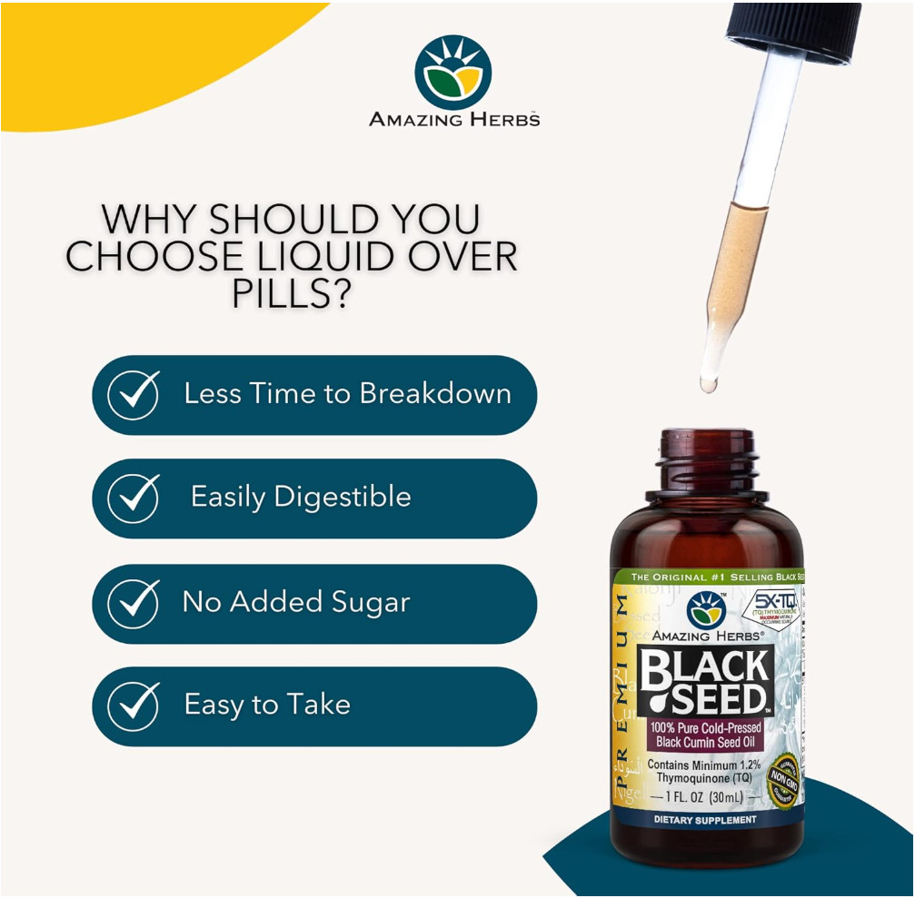 Amazing Herbs Black Seed 1 FL OZ