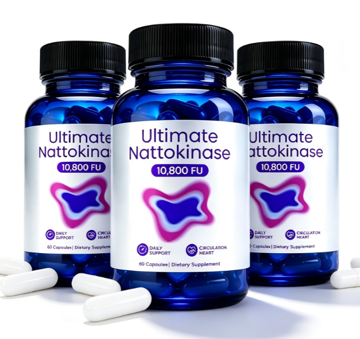 1-5 pack Nattokinase Supplement – 10800 FU 60 Capsules Per Serving US STOCK