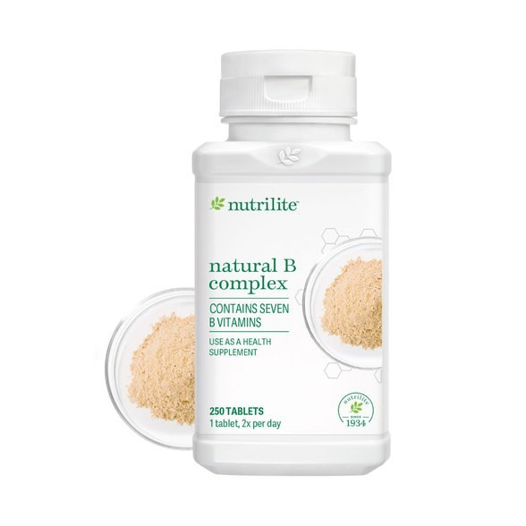 NUTRILITE (Exp12/27) Natural B Complex Contains 7 B Vitamins Optimal Health 250s