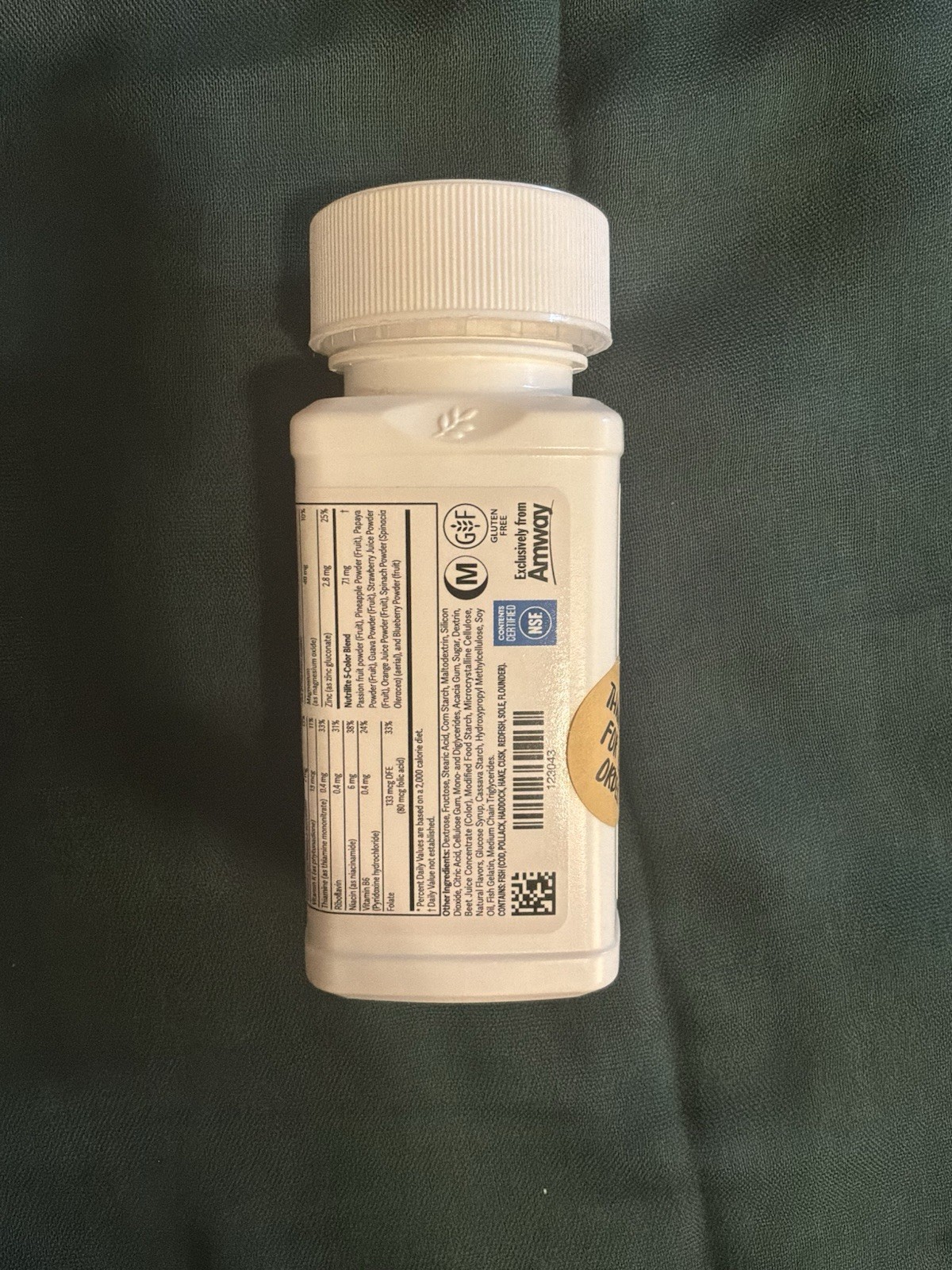 Nutrilite Kids Daily Chewable Multivitamin 60 Tablets Strawberry-Orange Non-GMO