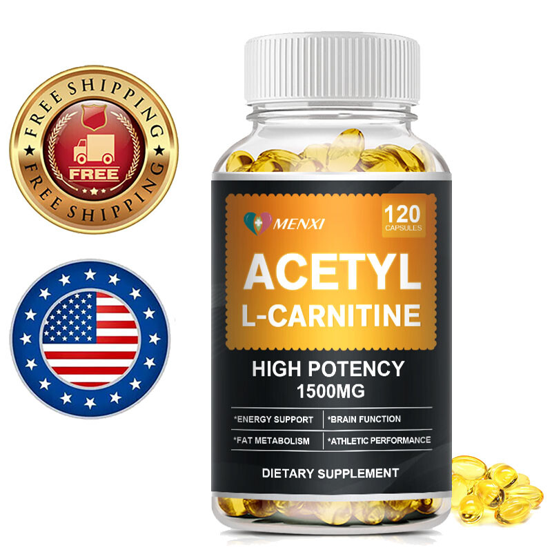 L-Carnitine 1500mg, High Potency Supports Natural Energy Production 120 Capsules