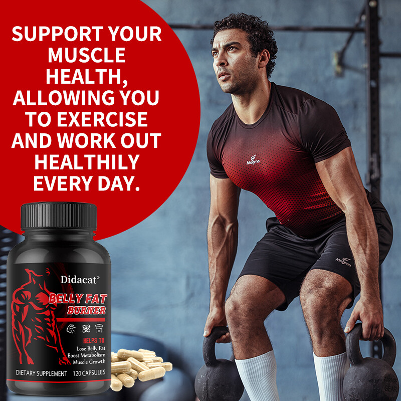 Belly Fat Burner 120 Caps – Helps Burn Belly Fat, Boost Metabolism, Lose Weight