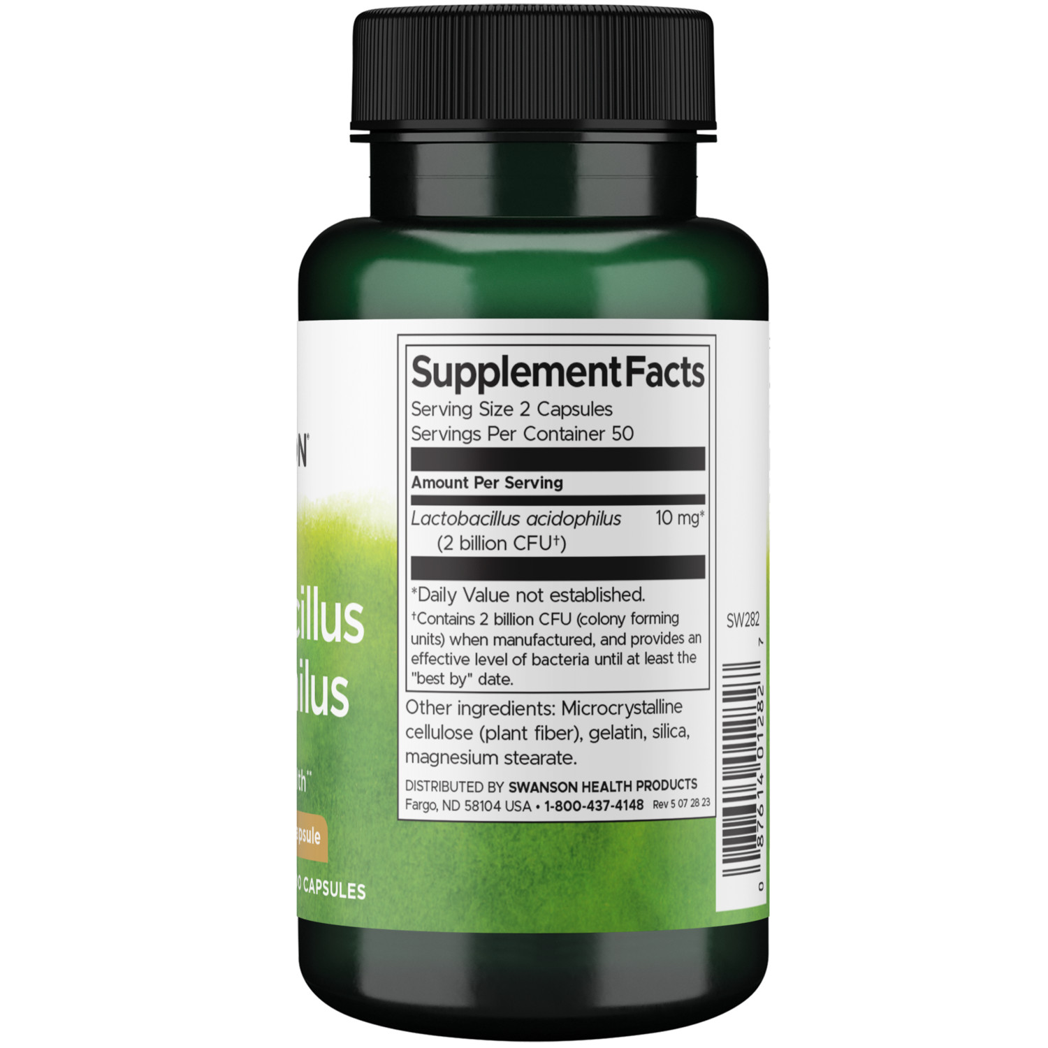 Swanson Acidophilus 1 Billion Cfu 100 Capsules