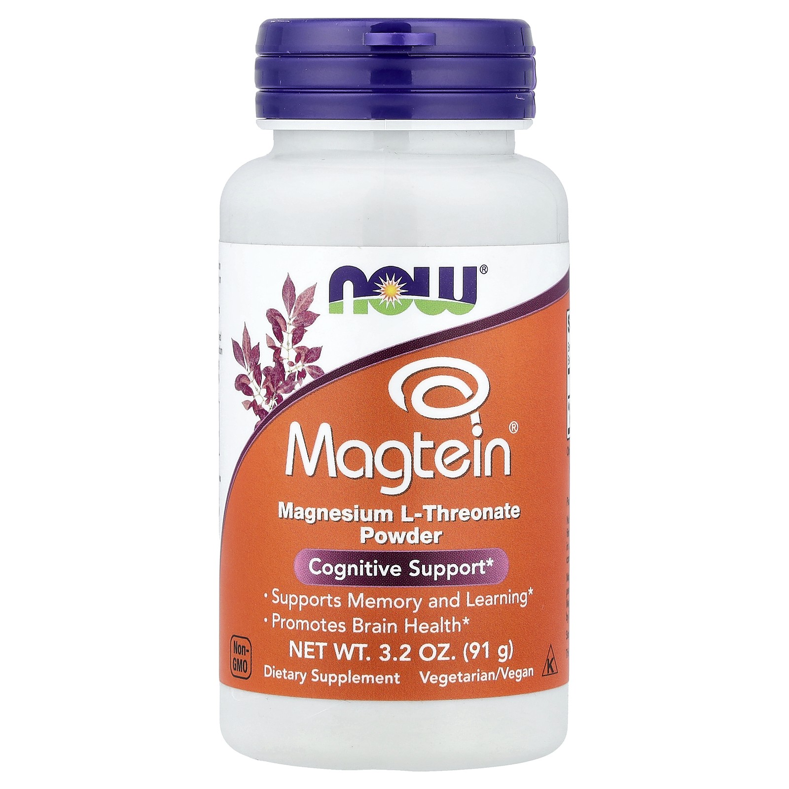Magtein®, Magnesium L-Threonate Powder, 3.2 oz (91 g)