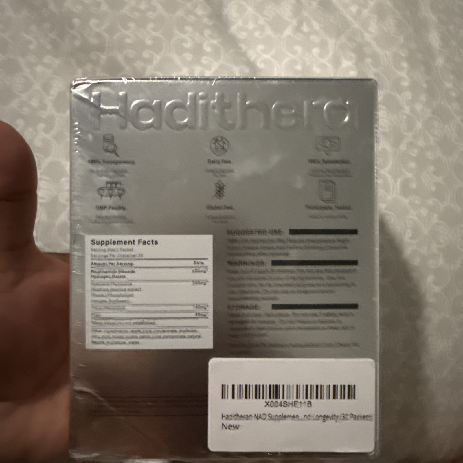 Zooone NAD+ Resveratrol CoQ10 D-Ribose PQQ 1000mg 30 packets 10.58oz exp: 05/27