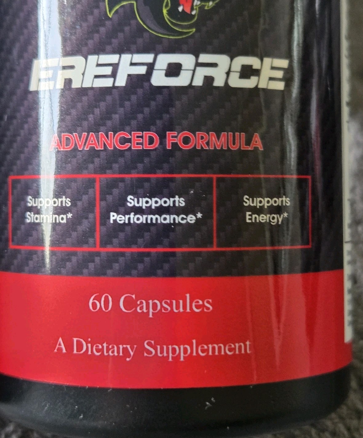 (2) Ereforce Advanced Formula for Mens Health Support 60 Capsules EXP: 07/2028