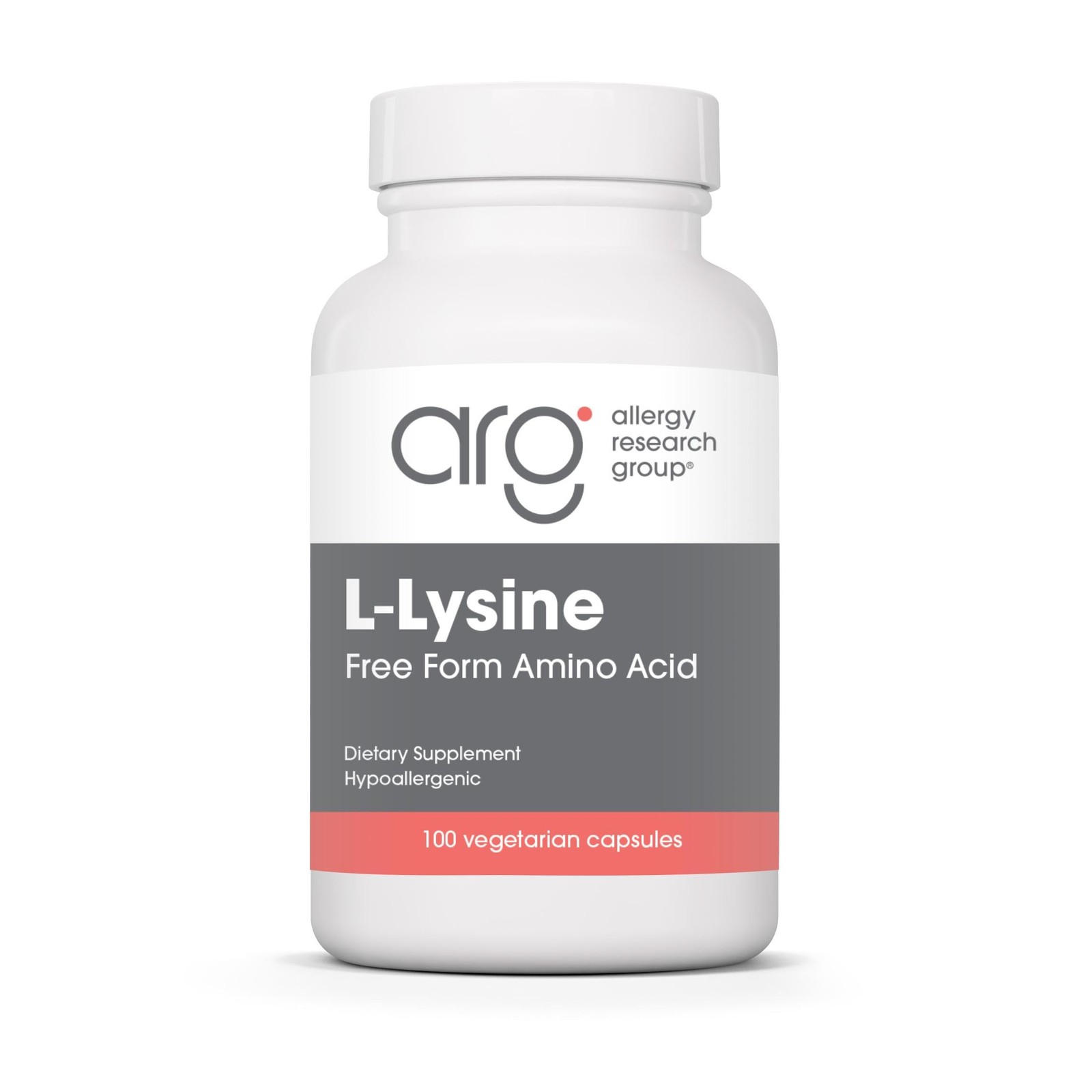Allergy Research Group LLysine Delivers 500 mg FreeForm Amino Acid Supports…