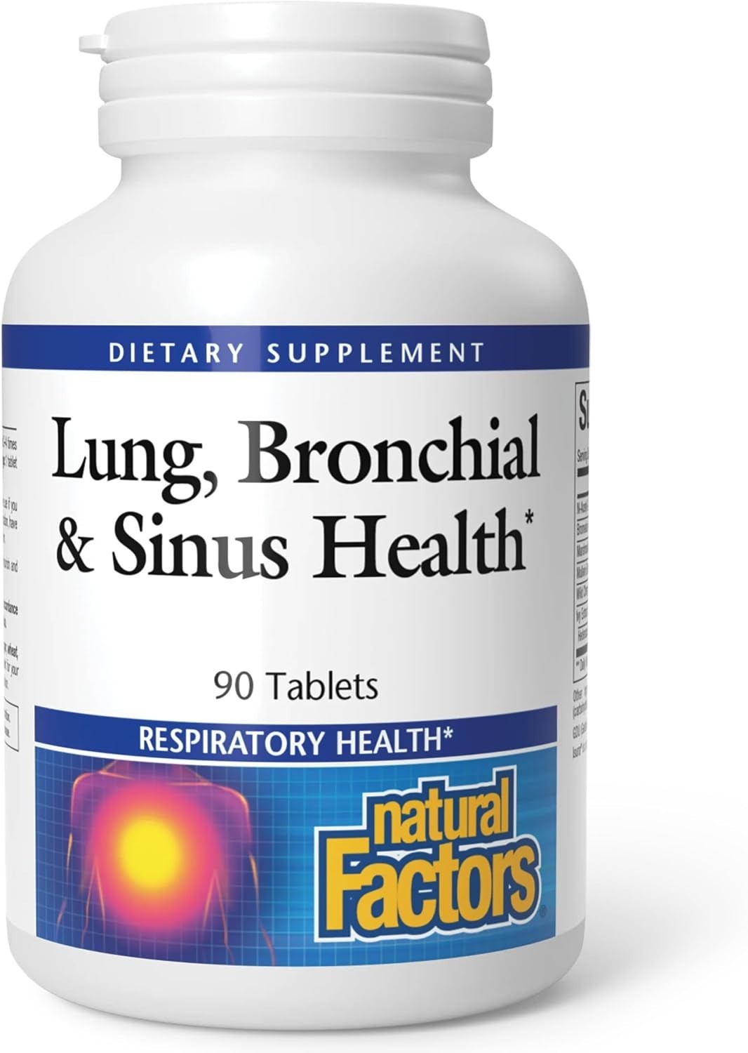 Immune-Boosting Lung & Sinus Supplement – 90 Tablets with Wild Cherry Extract