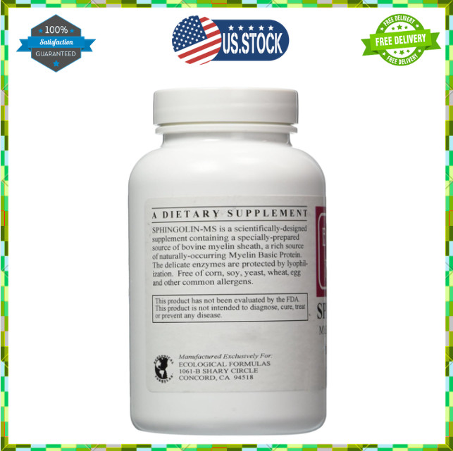 Ecological Formulas – Sphingolin 200 mg 240 caps [Health and Beauty]