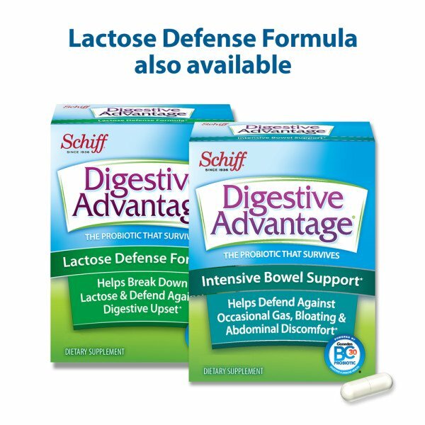 Digestive Advantage Intensive Bowel Support Probiotic Digestive Enzyme 96 Count+
