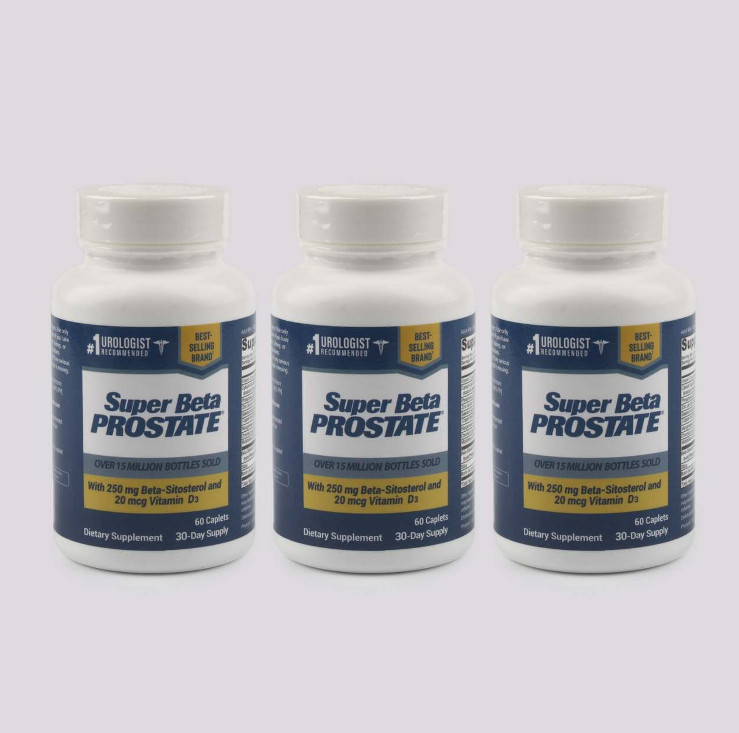 1-5x Super Beta Prostate Advanced Male Beta-Sitosterol 60 Caplets EXP: 06/2028+