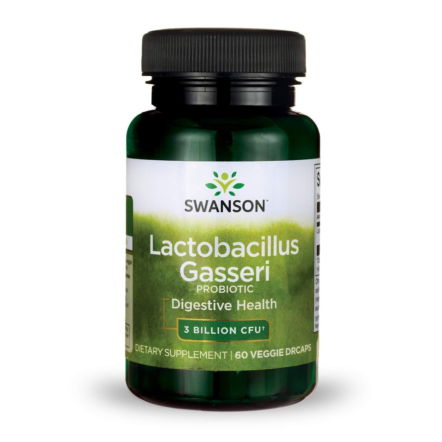 Swanson Lactobacillus Gasseri 3 Billion CFU Digestive Health Fat Metabolism