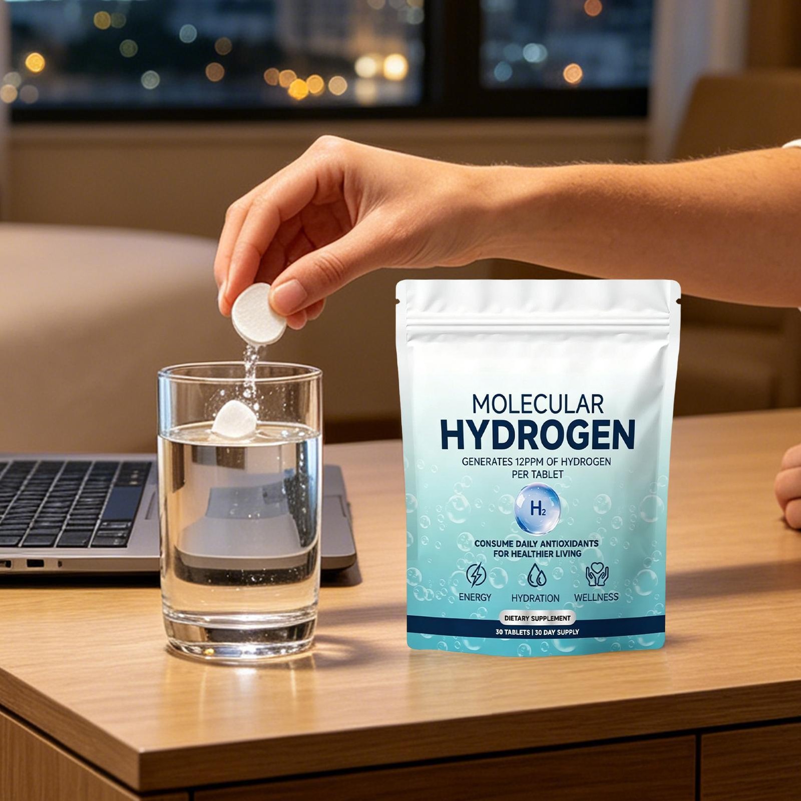 A Better You Molecular Hydrogen Water Tablets – 30Pcs/Pack Antioxidant-Rich