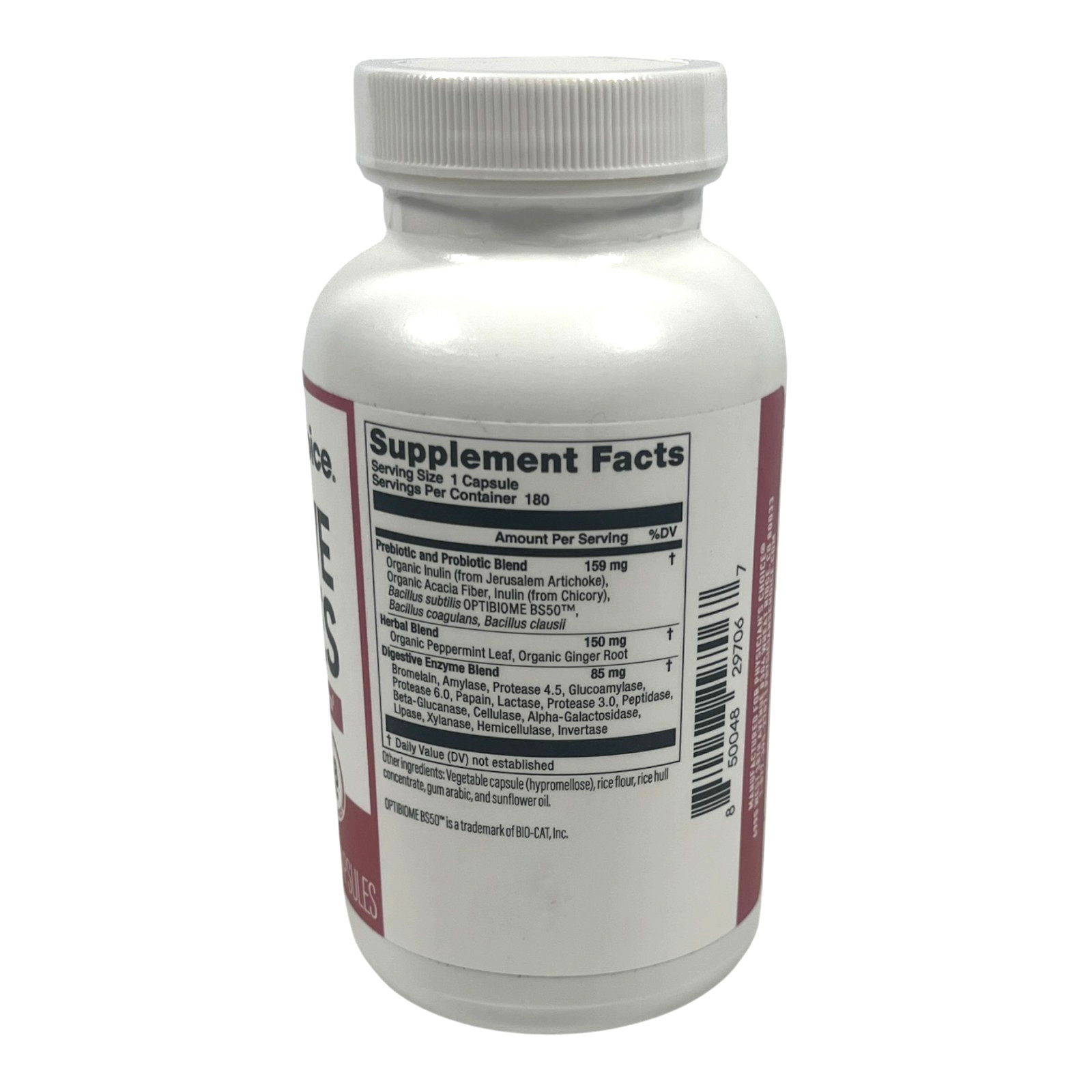 Physician’s CHOICE Digestive Enzymes for Bloating 180 Count – EX 10/27
