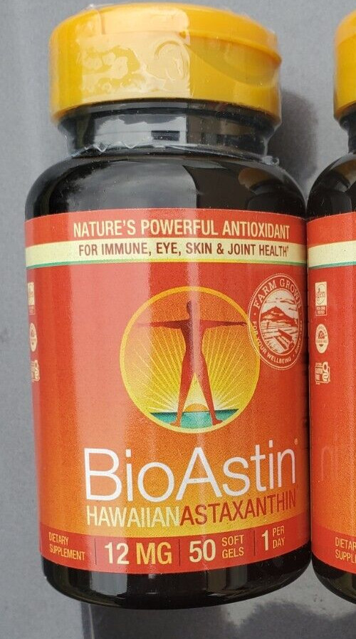 Nutrex Hawaii Bioastin Hawaiin Astaxanthin – 12 mg – 50 Gel Caps