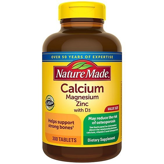 slide 1 of 7, Nature Made Dietary Supplement Tablets Minerals Calcium ,magnesiu