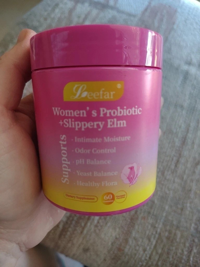 3PCS Women’s Probiotic Slippery Elm Pineapple 60 gummies pH Balance Gut Health