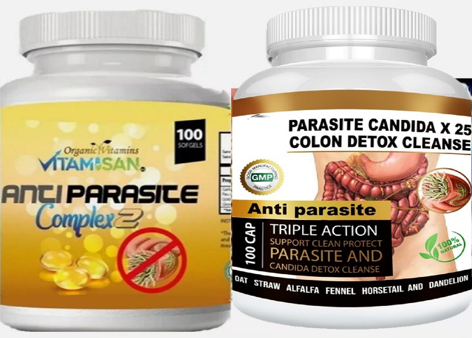 Parasite Cleanse Detox kit 200 Caps Body Boost Health Ultra Blast Quick garlic