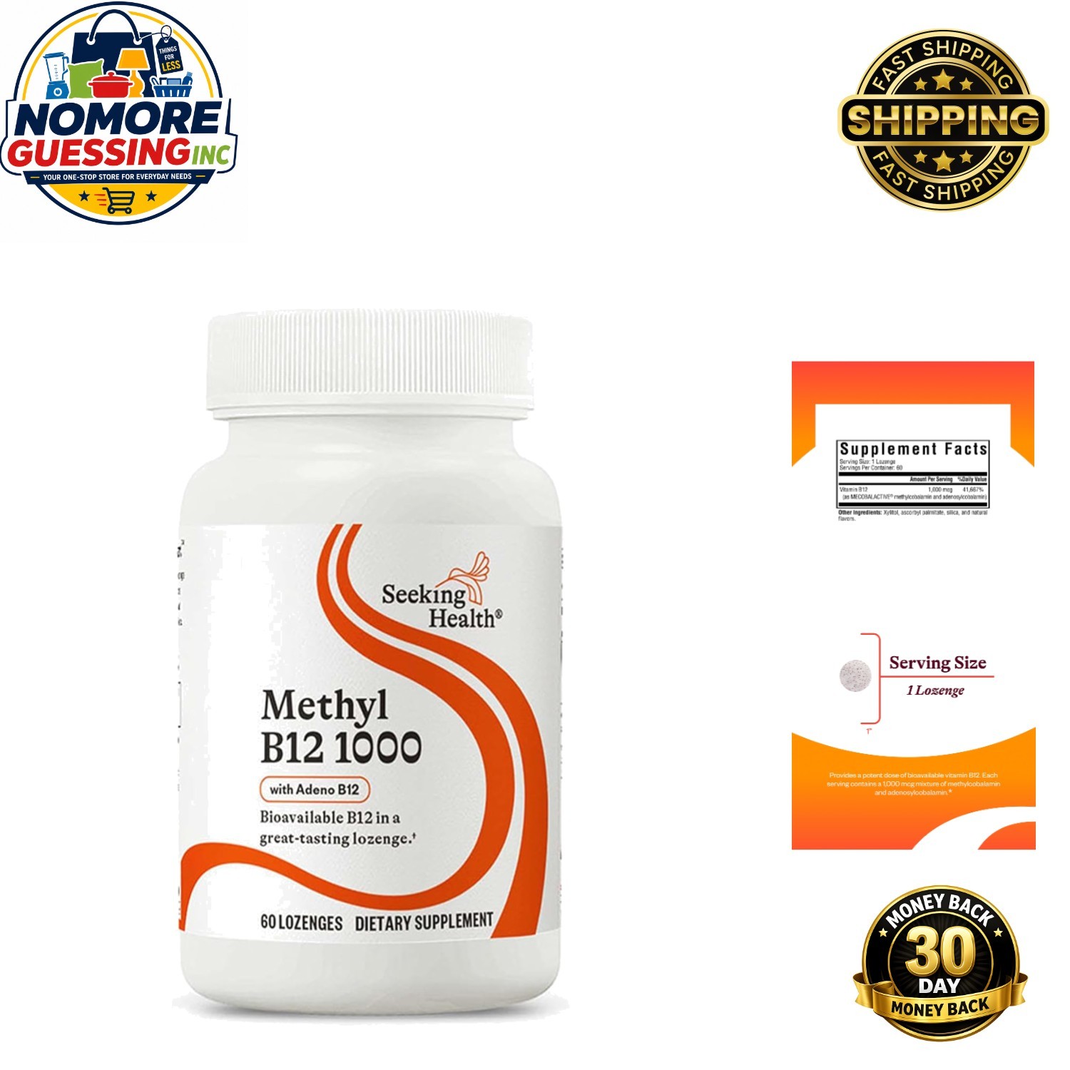 Methyl B12 1000 mcg Supplements – Cherry Lozenges for Healthy Methylation