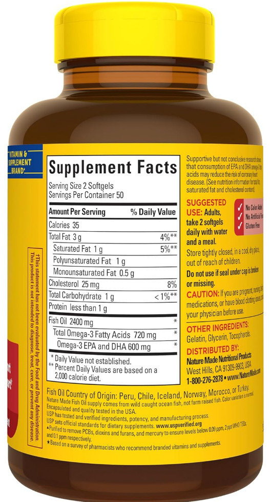Nature Made Vitamin D3 1000 IU 25mcg Liquid Softgels – 300 Count