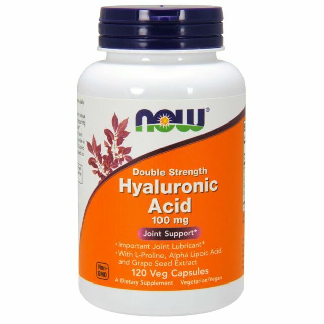 Now Foods 3151 Hyaluronic Acid 100 Mg – 120 Vegetarian Capsules