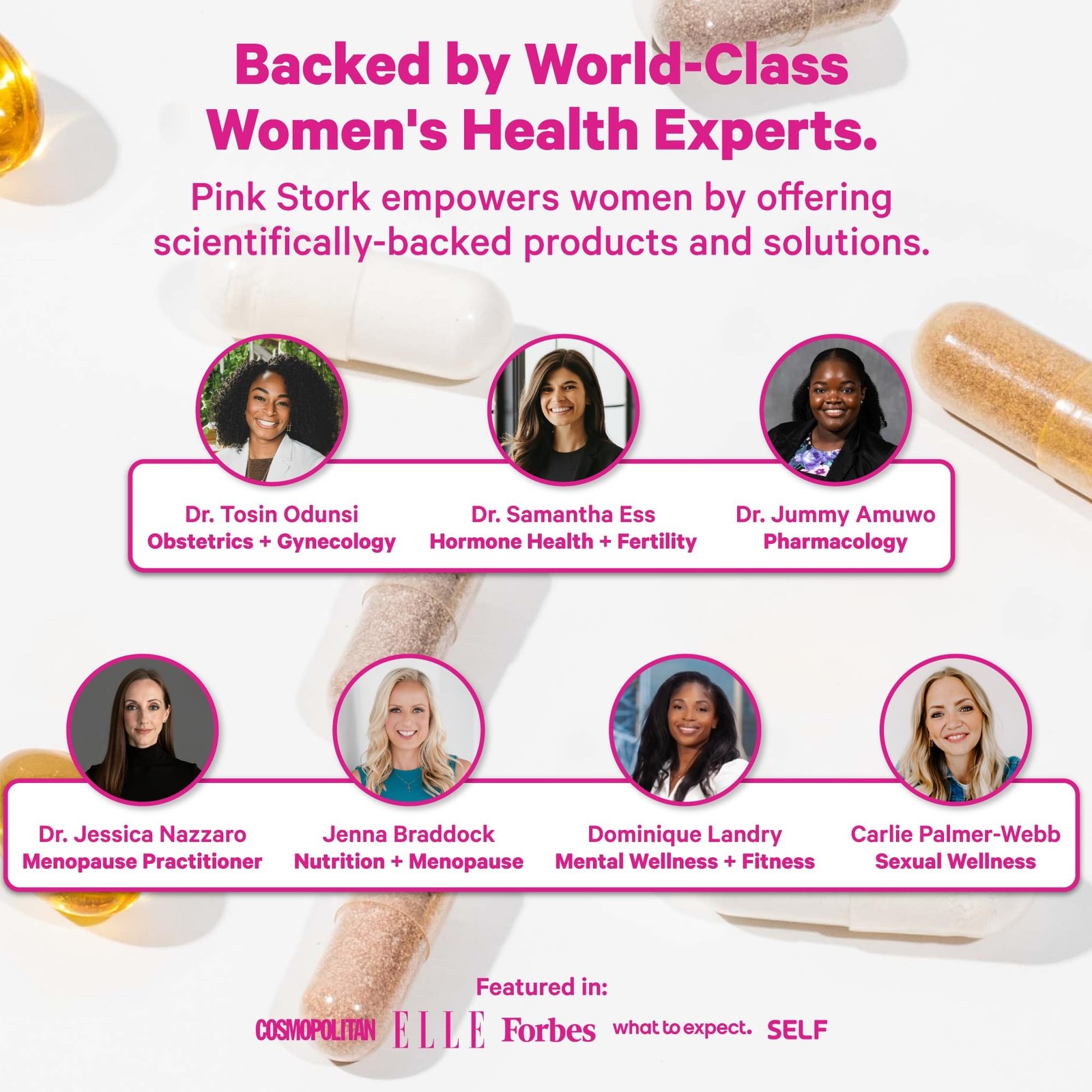 Pink Stork Premium Fertility Gummies | Fertility Supplements for Women with C…