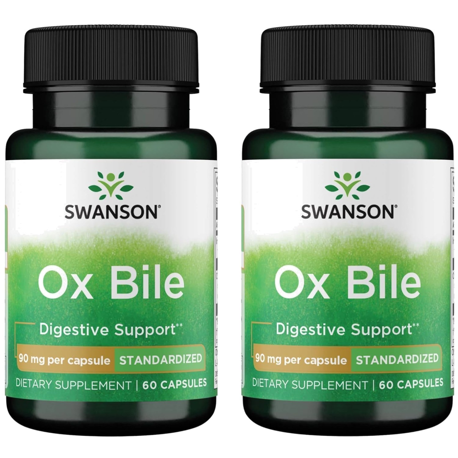 Swanson Ox Bile Supplement – 2 x 60 Caps